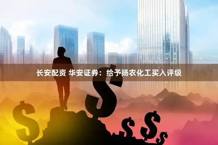 长安配资 华安证券：给予扬农化工买入评级