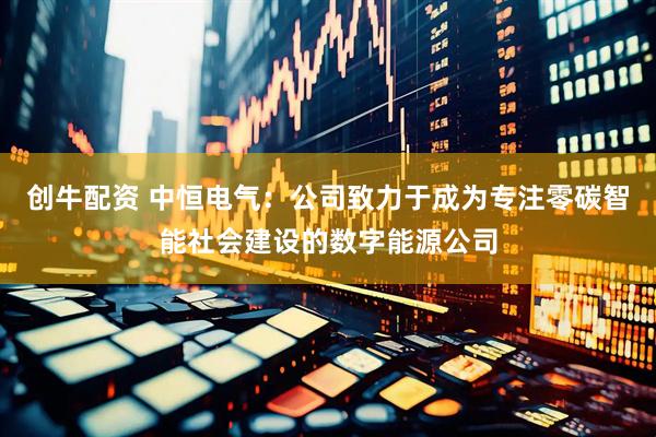 创牛配资 中恒电气：公司致力于成为专注零碳智能社会建设的数字能源公司
